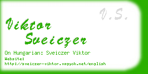 viktor sveiczer business card